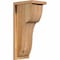 Ekena Millwork Carmel Rough Sawn Corbel w/Backplate, Western Red Cedar, 8"W x 10"D x 22"H COR08X10X22CAR01RWR - alternate 1